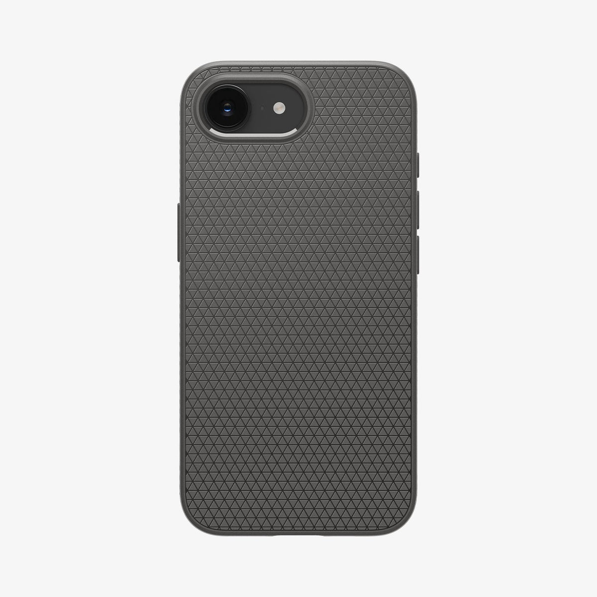 ACS09532 - iPhone 17e Case Liquid Air in Marble Gray showing the back