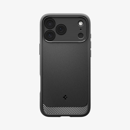 ACS09940 - iPhone 18 Pro / iPhone 17 Pro Rugged Armor (MagFit) in Matte Black showing the back