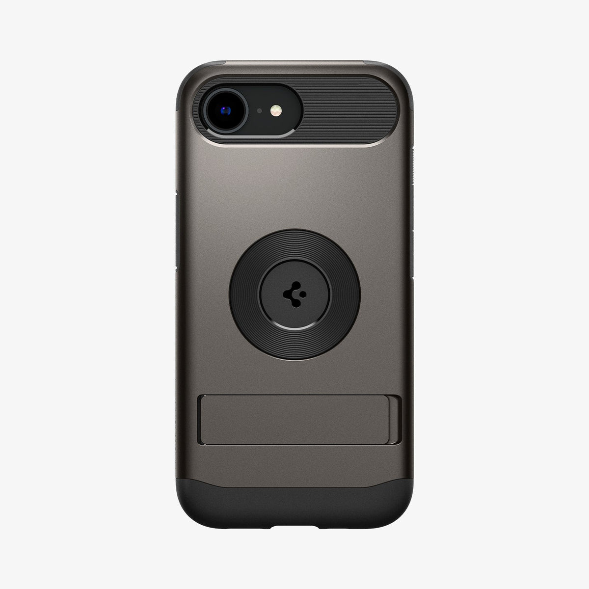 ACS09130 - iPhone 17e Case Slim Armor (MagFit) in Gunmetal showing the back