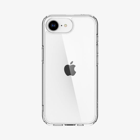 ACS09160 - iPhone 17e Case Ultra Hybrid in Crystal Clear showing the back