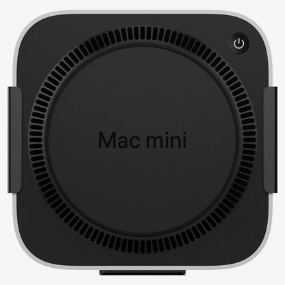 AMP09226 - Mac Mini M4 Mount LD205 in Charcoal Gray showing the front