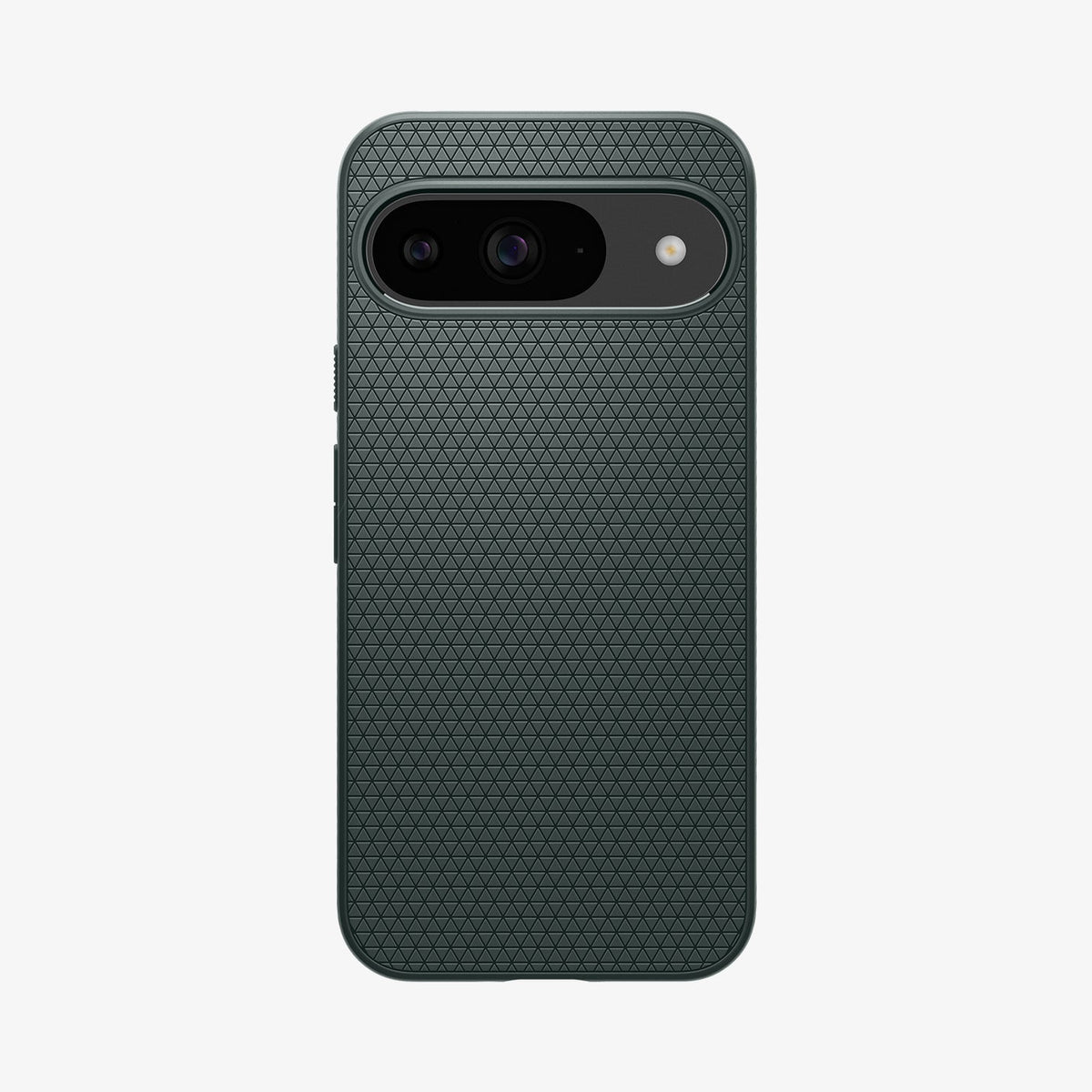 ACS07683 - Pixel 9 Pro Case Liquid Air in Abyss Green showing the back
