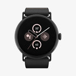 AMP07601 - Pixel Watch 4 (45mm) Lite Fit Watch Band in black showing the front